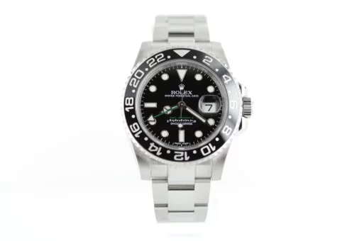 Fine Fake Rolex Gmt-master II 116710ln Caliber 3186 Automatic Movement 40mm Steel Case Mens/unisex Watch - Image 2