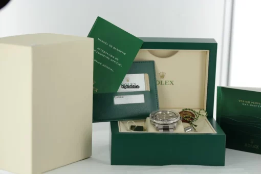 Fine Fake Rolex Gmt-master II 116710ln Caliber 3186 Automatic Movement 40mm Steel Case Mens/unisex Watch - Image 8