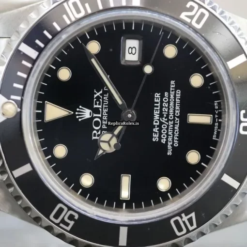 Durable Fake Rolex Sea-dweller 4000 16600 Automatic Movement 40mm Steel Case Mens/unisex Watch - Image 11