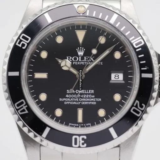 Durable Fake Rolex Sea-dweller 4000 16600 Automatic Movement 40mm Steel Case Mens/unisex Watch - Image 3