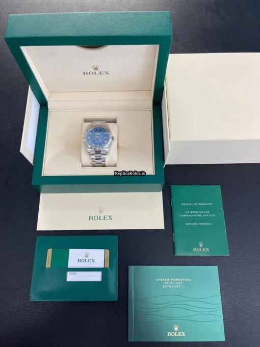 Defect Replica Rolex Datejust 126334 Automatic Movement 41mm Watch - Image 7