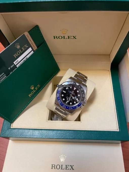 High Quality Replica Rolex Gmt-master II 116710blnr Caliber 3186 Automatic Movement 40mm Steel Case Mens/unisex Watch - Image 3
