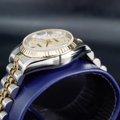 Ideal Replica Rolex Lady-datejust 69173 Caliber 2135 Automatic Movement 26mm Gold/steel Case Womens Watch - Image 3