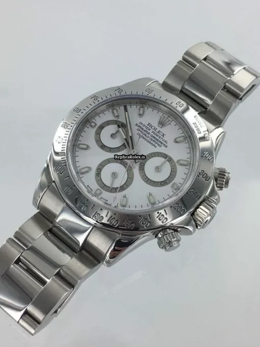 Cheap Replica Rolex Daytona 116520 Caliber 4130 Automatic Movement 40mm Steel Case Mens/unisex Watch - Image 2