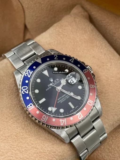 Remarkable Replica Rolex Gmt-master II 16710t Caliber 3185 Automatic Movement 40mm Steel Case Mens/unisex Watch - Image 11