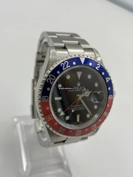 Remarkable Replica Rolex Gmt-master II 16710t Caliber 3185 Automatic Movement 40mm Steel Case Mens/unisex Watch - Image 4