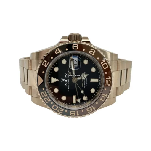 Fantastic Fake Rolex Gmt-master II 126715chnr Caliber 3285 Automatic Movement 40mm Rose Gold Case Mens/unisex Watch - Image 2
