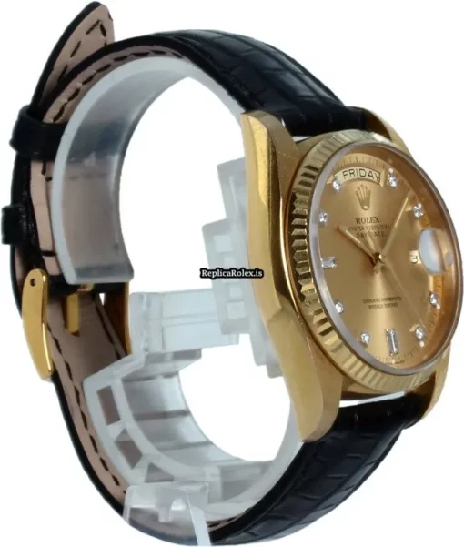 Awesome Replica Rolex Day-date 36 18038 Automatic Movement 36mm Yellow Gold Case Mens/unisex Watch - Image 3