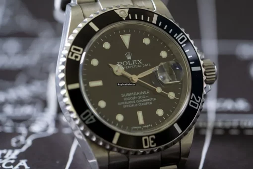 Superb Replica Rolex Submariner Date 16610 Caliber 3135 Automatic Movement 40mm Steel Case Mens/unisex Watch - Image 11