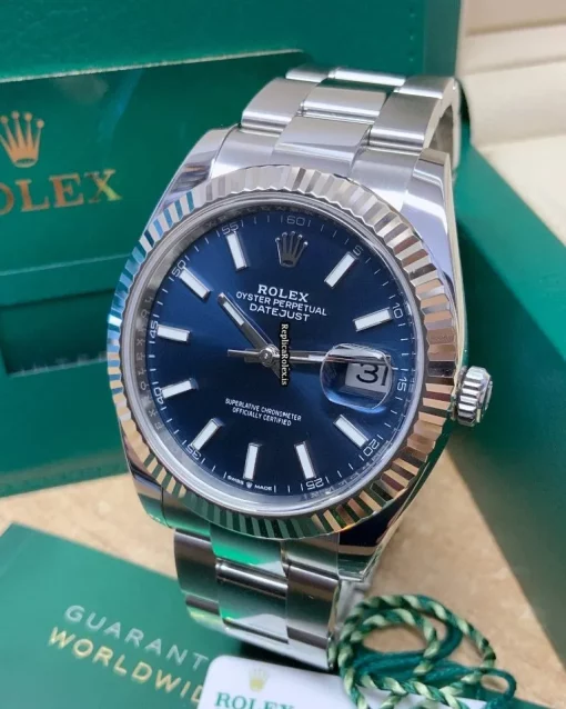 Unique Replica Rolex Datejust 126334 Caliber 3235 Automatic Movement 41mm White Gold Case Mens/unisex Watch
