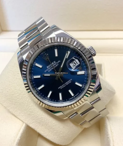Unique Replica Rolex Datejust 126334 Caliber 3235 Automatic Movement 41mm White Gold Case Mens/unisex Watch - Image 3