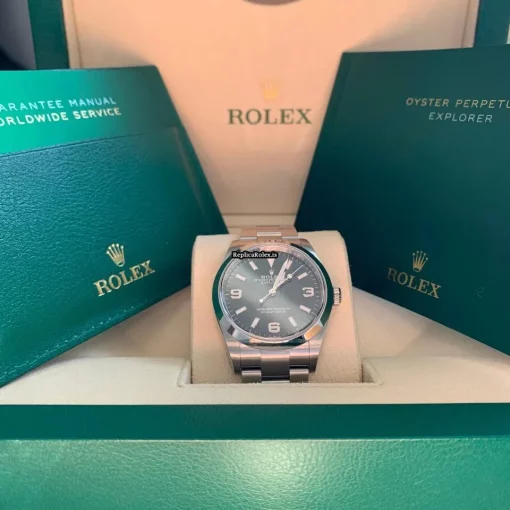 Perfect Fake Rolex Explorer 124270 Caliber 3230 Automatic Movement 36mm Steel Case Mens/unisex Watch - Image 2