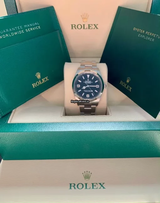 Perfect Fake Rolex Explorer 124270 Caliber 3230 Automatic Movement 36mm Steel Case Mens/unisex Watch - Image 3