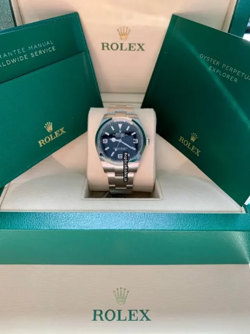Perfect Fake Rolex Explorer 124270 Caliber 3230 Automatic Movement 36mm Steel Case Mens/unisex Watch - Image 7