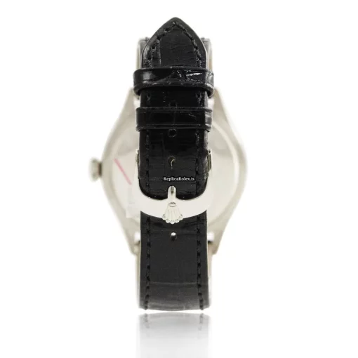 Lovely Fakes Rolex Cellini Dual Time 50529 Caliber 3180 Automatic Movement 39mm White Gold Case Mens/unisex Watch - Image 8