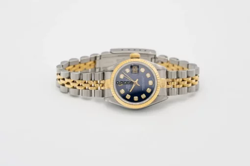 Great Replica Rolex Lady-datejust 69173 Caliber 2135 Automatic Movement 26mm Gold/steel Case Womens Watch - Image 2