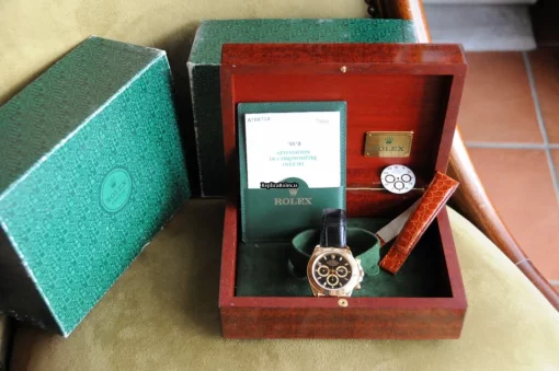 1:1 Replica Rolex Daytona 16518 Caliber 4130 Automatic Movement 40mm Yellow Gold Case Mens/unisex Watch - Image 8