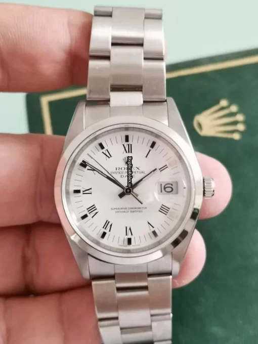 Nice Fake Rolex Oyster Perpetual Date 15200 Caliber 3135 Automatic Movement 34mm Steel Case Mens/unisex Watch