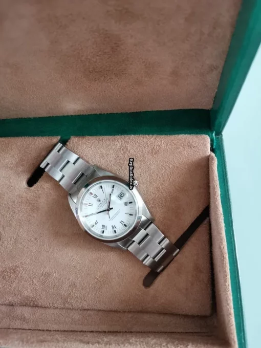 Nice Fake Rolex Oyster Perpetual Date 15200 Caliber 3135 Automatic Movement 34mm Steel Case Mens/unisex Watch - Image 2