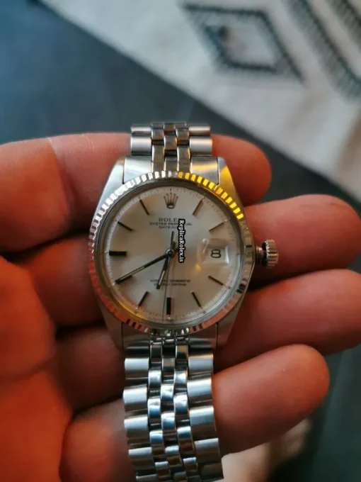 Fantastic Replica Rolex Datejust 1601 Caliber 1570 Automatic Movement 36mm Steel Case Mens/unisex Watch - Image 9