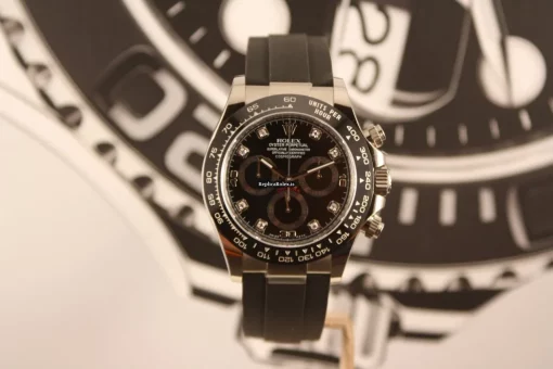 Stylish Fake Rolex Daytona 116519ln Caliber 4130 Automatic Movement 40mm White Gold Case Mens/unisex Watch - Image 2
