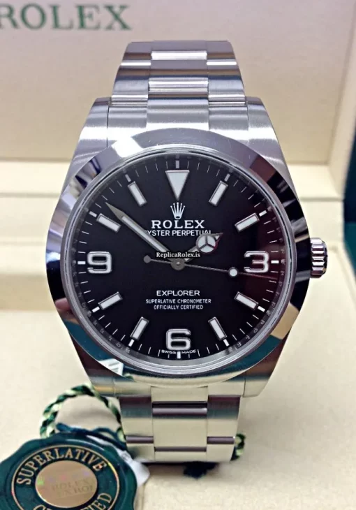 Suitable Replica Rolex Explorer 214270 Caliber 3132 Automatic Movement 39mm Steel Case Mens/unisex Watch - Image 7