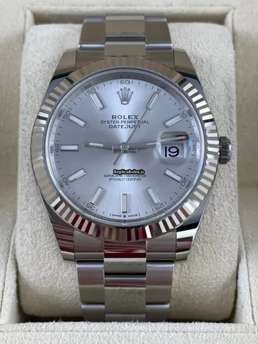 Attractive Fake Rolex Datejust 126334 Caliber 3235 Automatic Movement 41mm Steel Case Mens/unisex Watch - Image 2