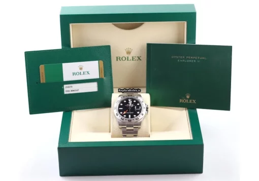 Terrific Replica Rolex Explorer II 216570 Caliber 3187 Automatic Movement 42mm Steel Case Mens/unisex Watch - Image 8