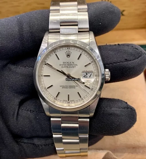 Amazing Replica Rolex Datejust 16200 Caliber 3135 Automatic Movement 36mm Steel Case Mens/unisex Watch