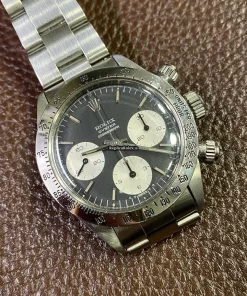 Lovely Replica Rolex Daytona 6265 Caliber 727 Manual Winding Movement 37mm Steel Case Mens/unisex Watch