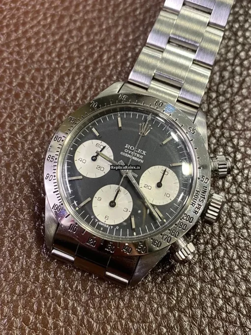 Lovely Replica Rolex Daytona 6265 Caliber 727 Manual Winding Movement 37mm Steel Case Mens/unisex Watch - Image 2
