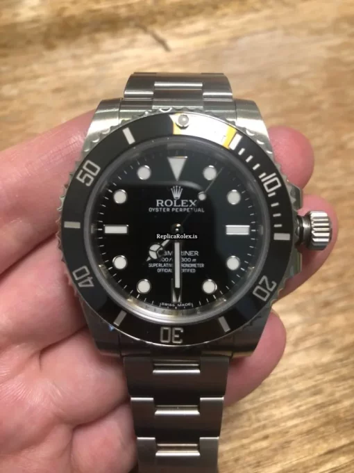Appealing Fake Rolex Submariner 114060 Caliber 3130 Automatic Movement 40mm Steel Case Mens/unisex Watch - Image 6
