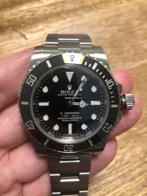 Appealing Fake Rolex Submariner 114060 Caliber 3130 Automatic Movement 40mm Steel Case Mens/unisex Watch - Image 7