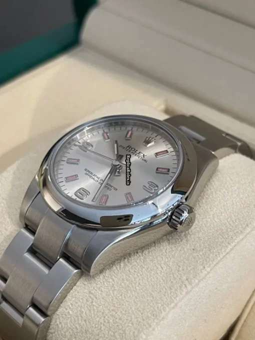 Trustworthy Replica Rolex Oyster Perpetual 31 177200 Caliber 2231 Automatic Movement 31mm Steel Case Womens Watch - Image 4
