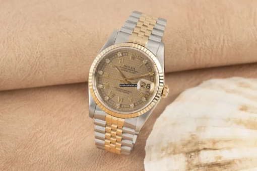 Suitable Replica Rolex Datejust 16233 Caliber 3135 Automatic Movement 36mm Gold/steel Case Mens/unisex Watch - Image 3