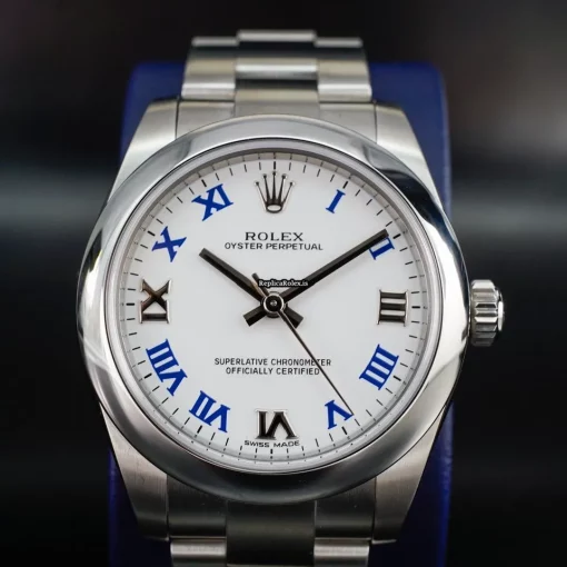 Wholesale Clone Rolex Oyster Perpetual 31 177200 Caliber 2231 Automatic Movement 31mm Steel Case Womens Watch - Image 13