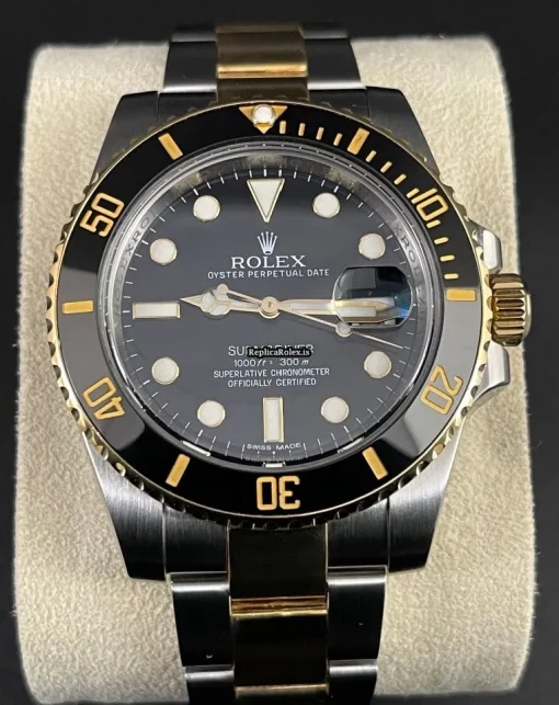 Awesome Replica Rolex Submariner Date 116613ln Caliber 3135 Automatic Movement 40mm Gold/steel Case Mens/unisex Watch
