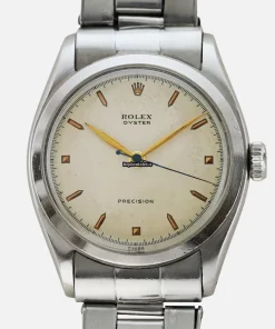 Attractive Knockoff Rolex Oyster Precision 6022 Manual Winding Movement 34mm Steel Case Mens/unisex Watch