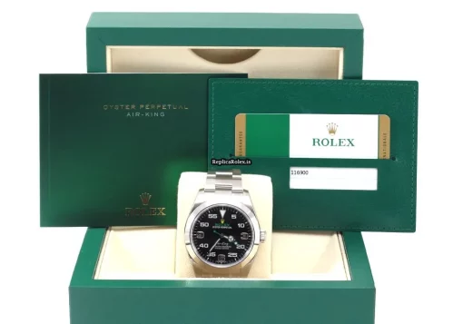 Wonderful Copies Rolex Air King 116900 Caliber 3131 Automatic Movement 40mm Steel Case Mens/unisex Watch - Image 8