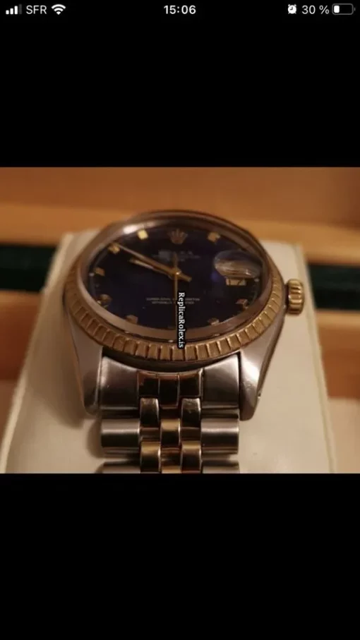 Awesome Clone Rolex Oyster Perpetual Date 1505 Caliber 1570 Automatic Movement 34mm Gold/steel Case Mens/unisex Watch - Image 3