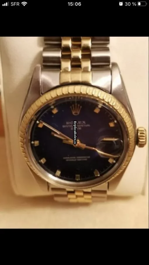 Awesome Clone Rolex Oyster Perpetual Date 1505 Caliber 1570 Automatic Movement 34mm Gold/steel Case Mens/unisex Watch - Image 9
