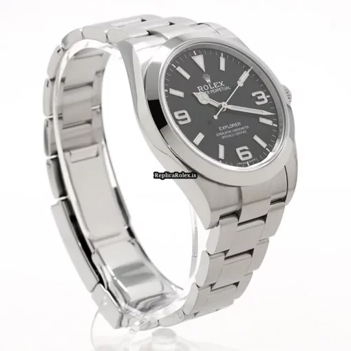 Recommend Replica Rolex Explorer 214270 Caliber 3132 Automatic Movement 39mm Steel Case Watch - Image 10