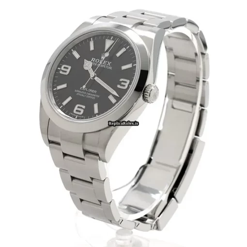 Recommend Replica Rolex Explorer 214270 Caliber 3132 Automatic Movement 39mm Steel Case Watch - Image 2