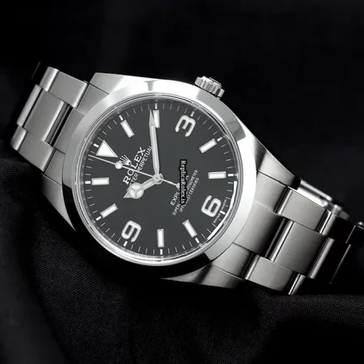 Recommend Replica Rolex Explorer 214270 Caliber 3132 Automatic Movement 39mm Steel Case Watch - Image 3