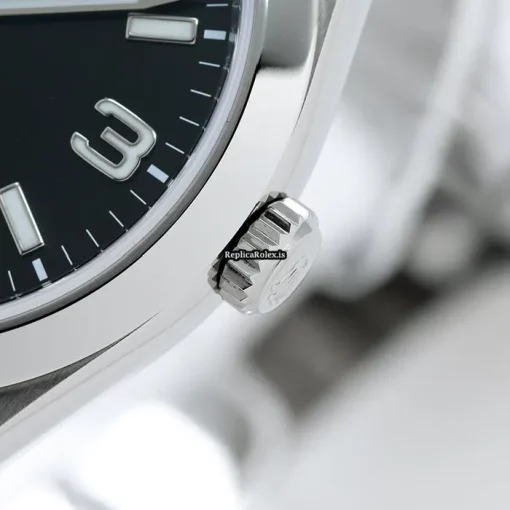 Recommend Replica Rolex Explorer 214270 Caliber 3132 Automatic Movement 39mm Steel Case Watch - Image 8