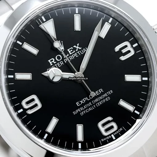 Recommend Replica Rolex Explorer 214270 Caliber 3132 Automatic Movement 39mm Steel Case Watch - Image 9