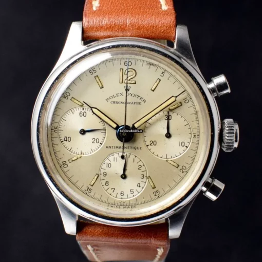Design Replica Rolex Chronograph 4048 Manual Winding Movement 34mm Steel Case Mens/unisex Watch - Image 2