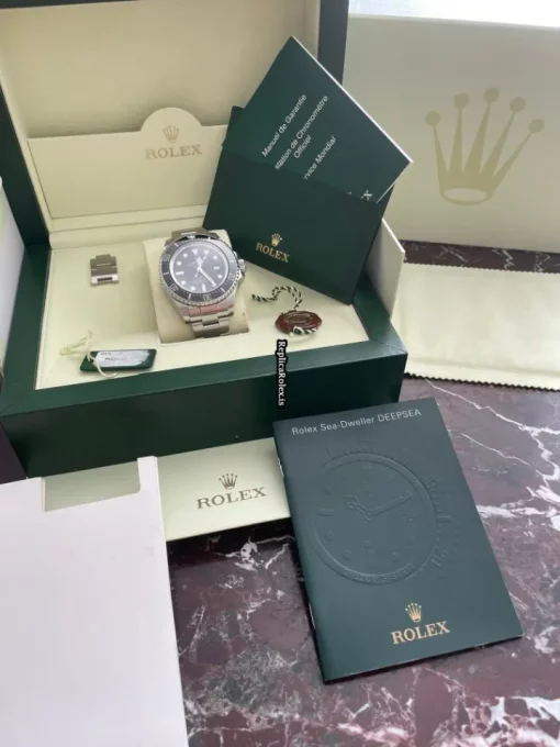 Discount Replica Rolex Sea-dweller Deepsea 116660 Caliber 3135 Automatic Movement 44mm Steel Case Mens/unisex Watch - Image 2