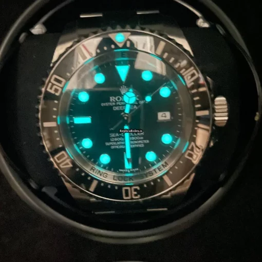 Discount Replica Rolex Sea-dweller Deepsea 116660 Caliber 3135 Automatic Movement 44mm Steel Case Mens/unisex Watch - Image 7