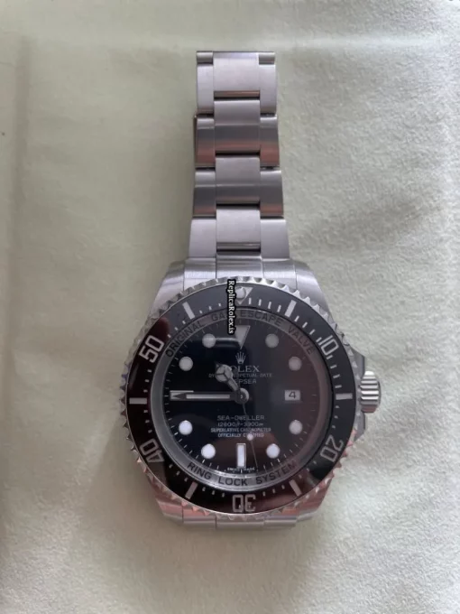 Discount Replica Rolex Sea-dweller Deepsea 116660 Caliber 3135 Automatic Movement 44mm Steel Case Mens/unisex Watch - Image 9
